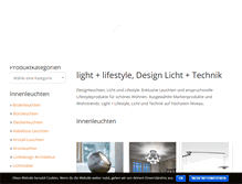 Tablet Screenshot of light-lifestyle.com